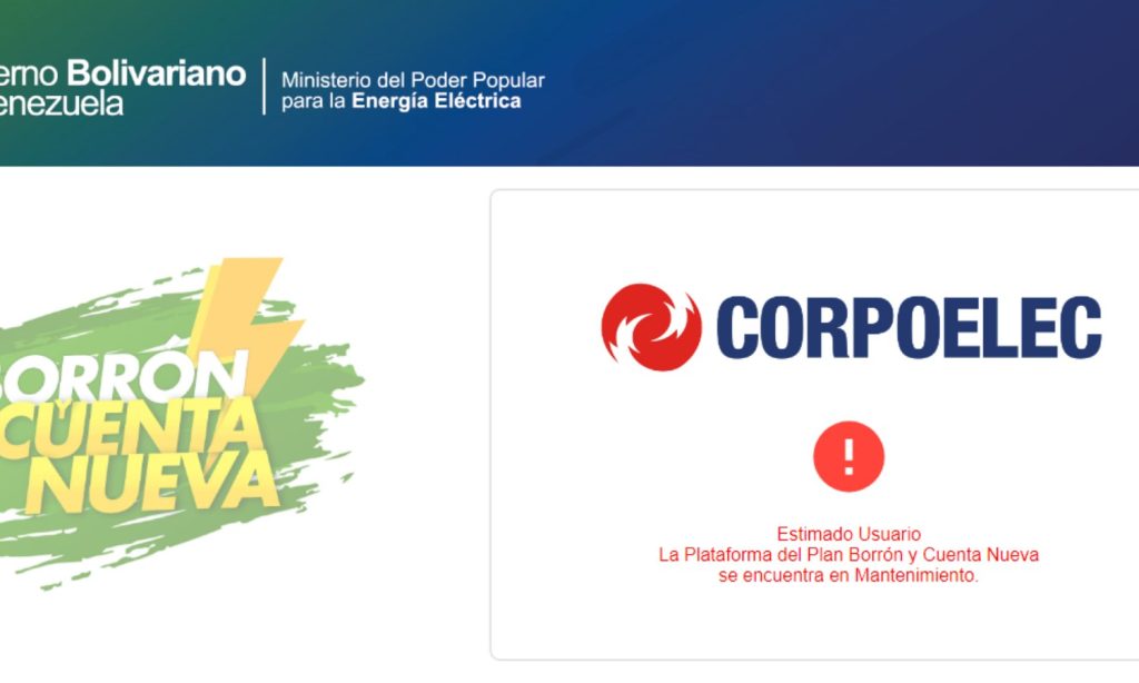 Corpoelec cobro de tarifa 2023