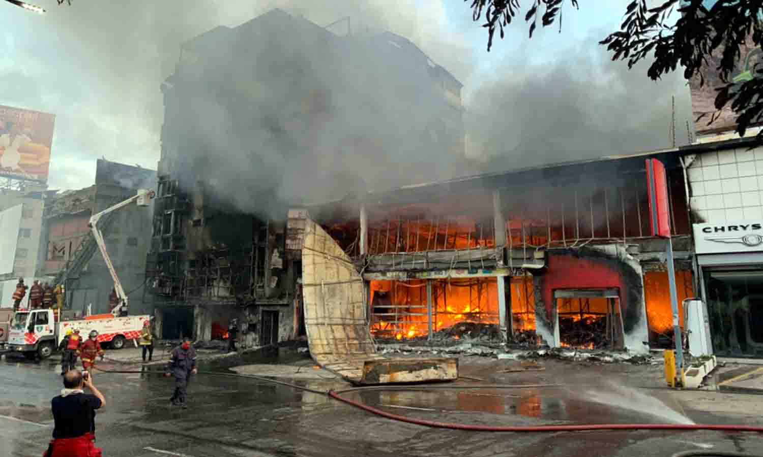 incendio en cine citta caracas