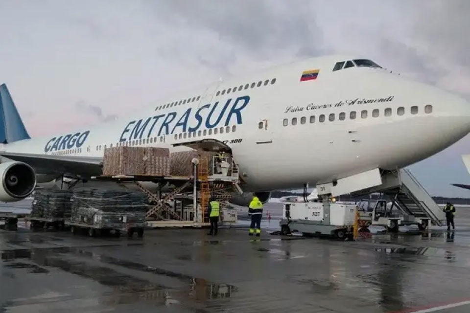 Conviasa Avión retenido Argentina