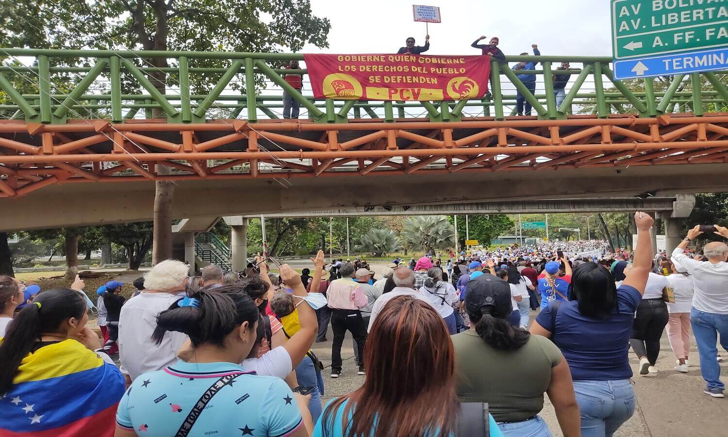 marcha trabajadores
