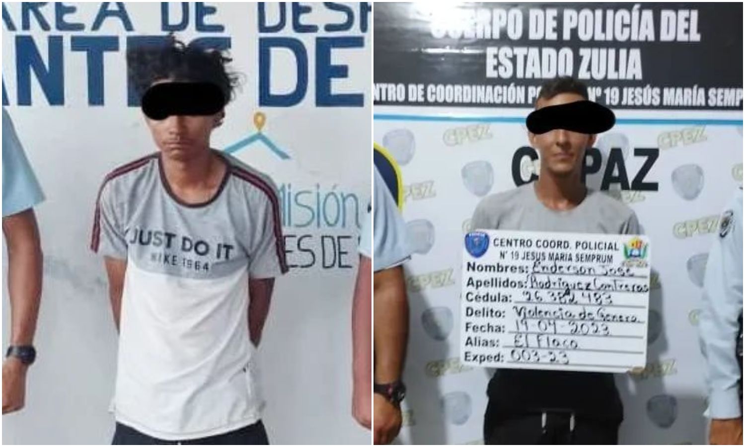 Dos casos de violencia contra la mujer se reportan en el Zulia: uno en Casigua El Cubo y otro en San Francisco