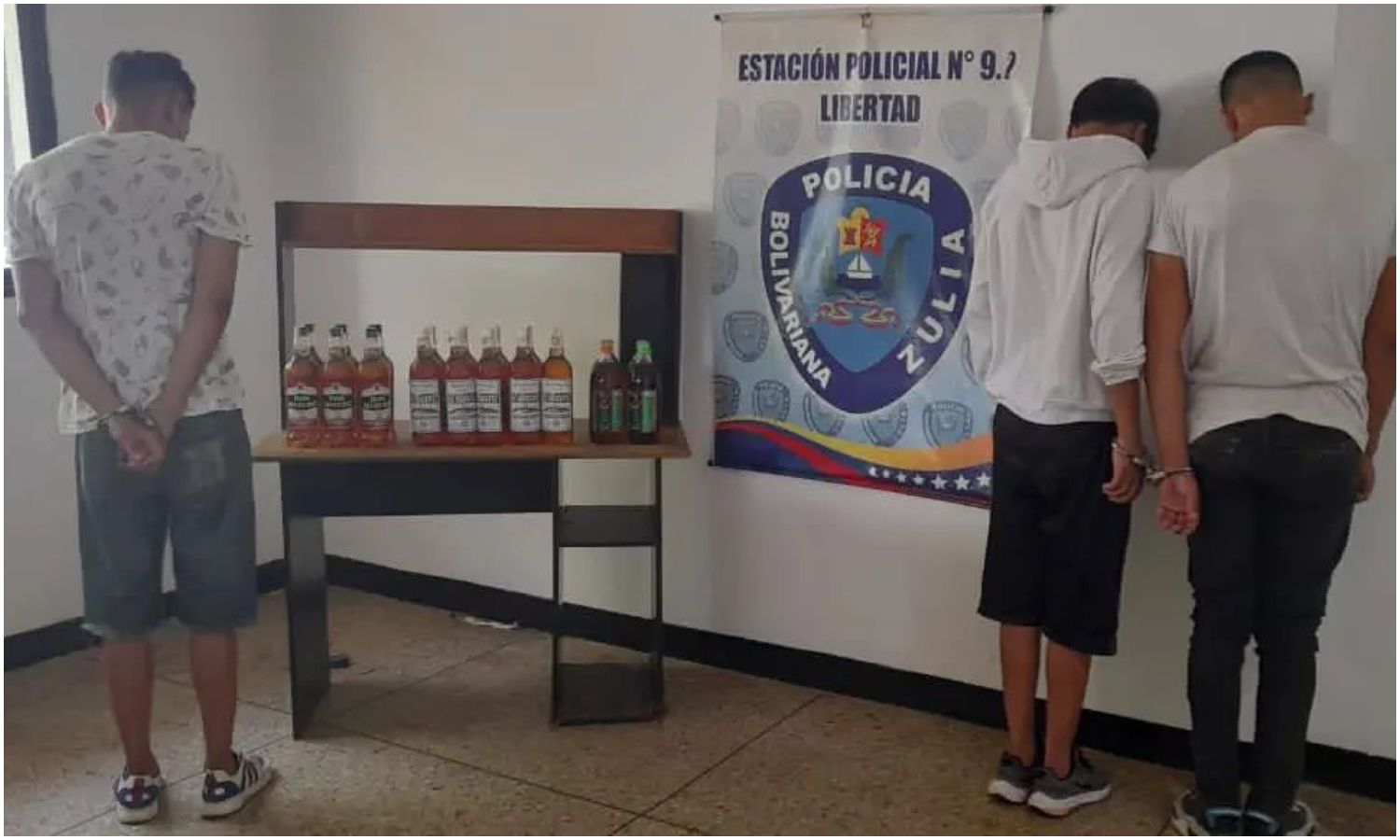Ciudad Ojeda - jóvenes detenidos