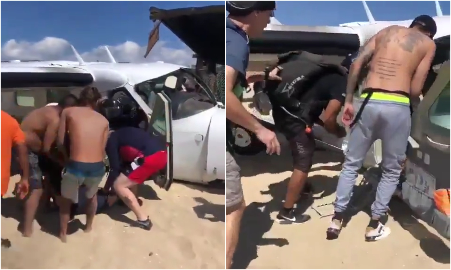 Avioneta aterriza de emergencia en playas de Oaxaca, México: reportan un fallecido y cinco heridos (+Video)