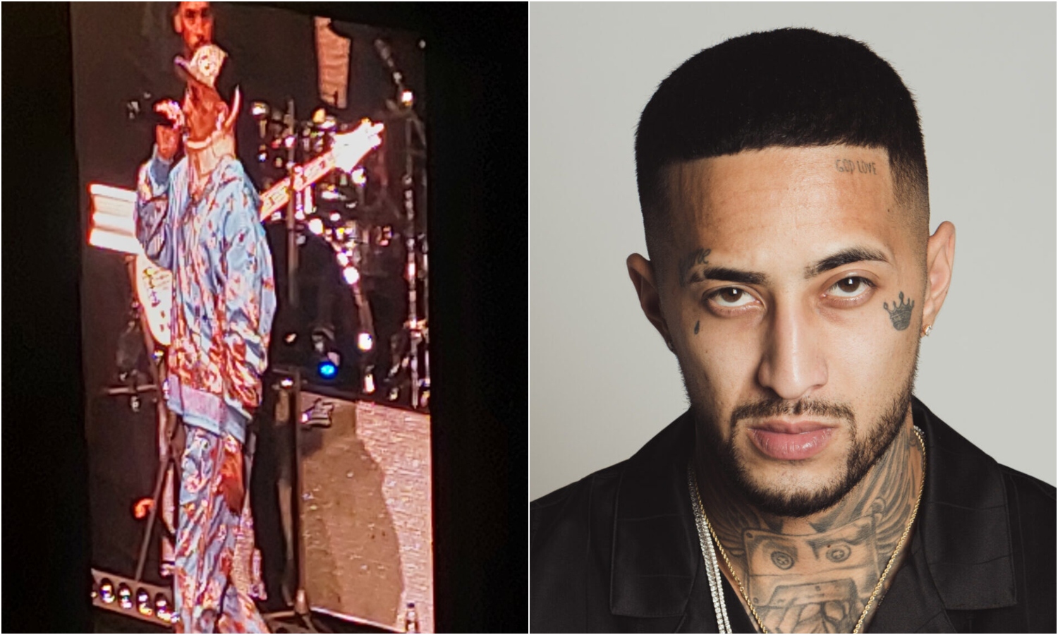 Neutro Shorty aparece en el concierto de Yandel en Caracas luego de sufrir aparatoso accidente de tránsito