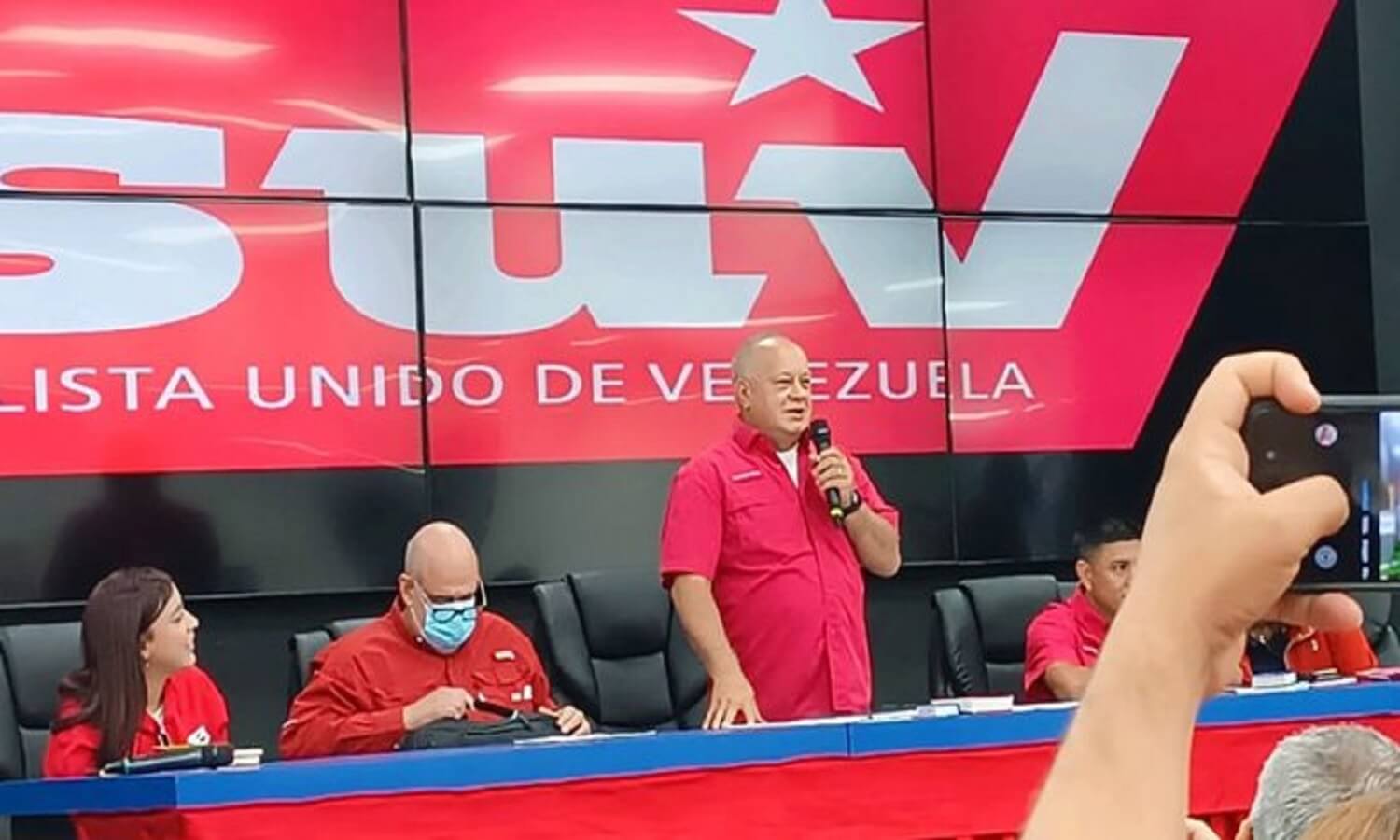 Diosdado Cabello descarta negociaciones para un cambio político y reafirma fortaleza del oficialismo