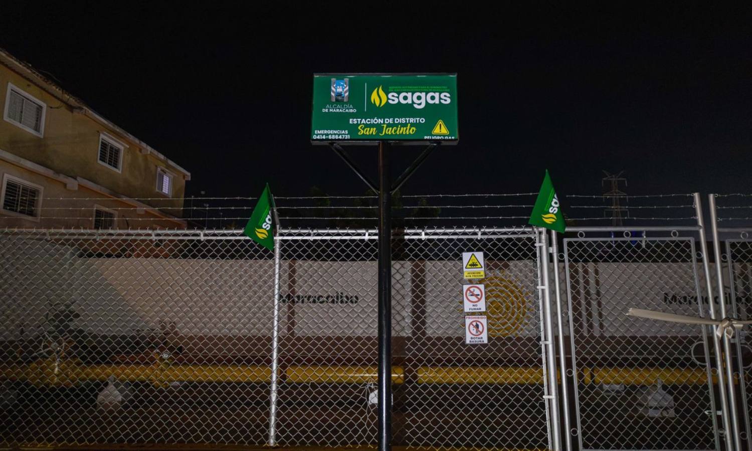 Lista primera subestación de gas en San Jacinto intervenida por SAGAS después de 23 años de abandono