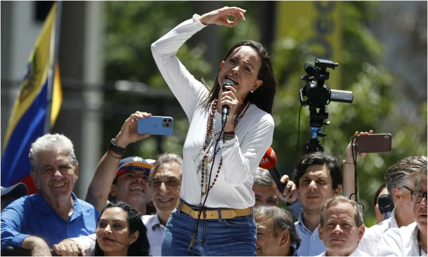 María Corina Machado reafirma su llamado a la abstención electoral con un contundente «No» en sus redes sociales