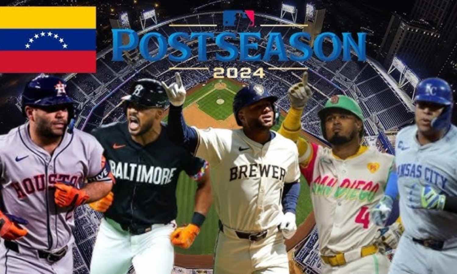 Estos son los venezolanos que participarán en los playoffs de la MLB 2024