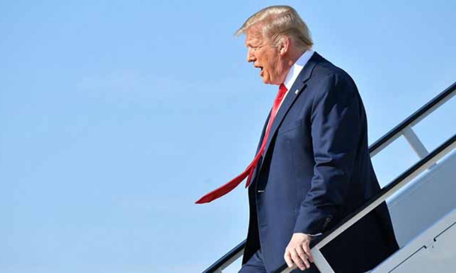 Donald Trump aterriza en Washington para coordinar la transición con Joe Biden en la Casa Blanca