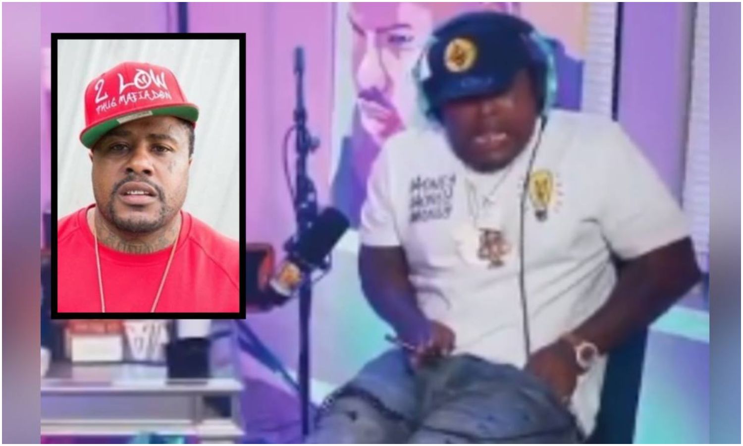 Rapero estadounidense se dispara accidentalmente durante entrevista en vivo (+Video)