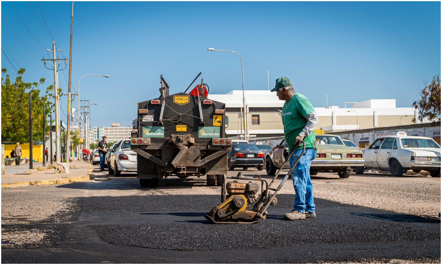 Plan Rápido de Bacheo 2025 llega al casco central de Maracaibo para optimizar el transporte público