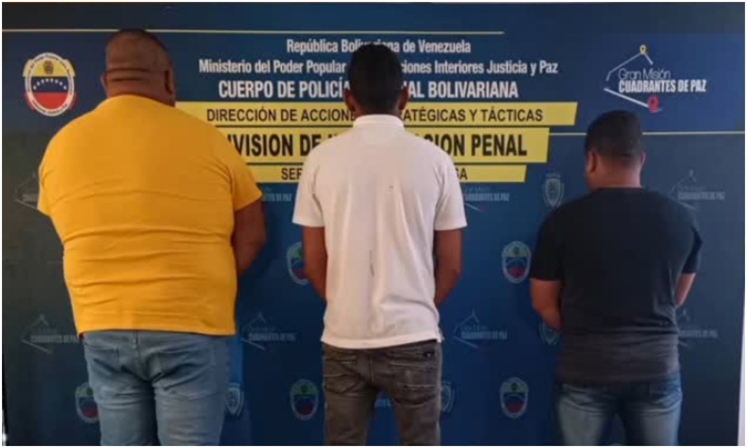 Policía Nacional detiene a tres funcionarios que extorsionaron a turistas extranjeros en Barquisimeto