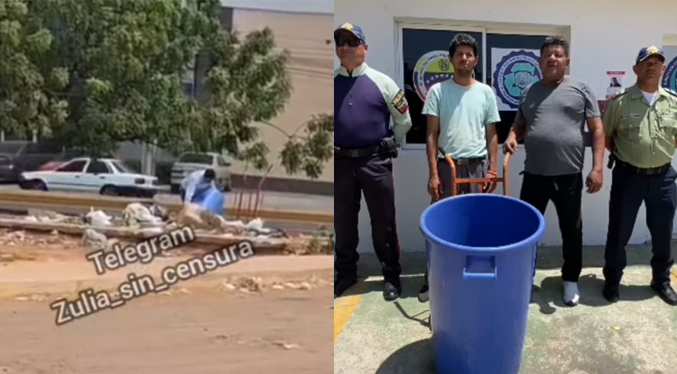 ¡No más basura en San Pedro! Polimaracaibo multa a infractor y lo obliga a pedir disculpa pública