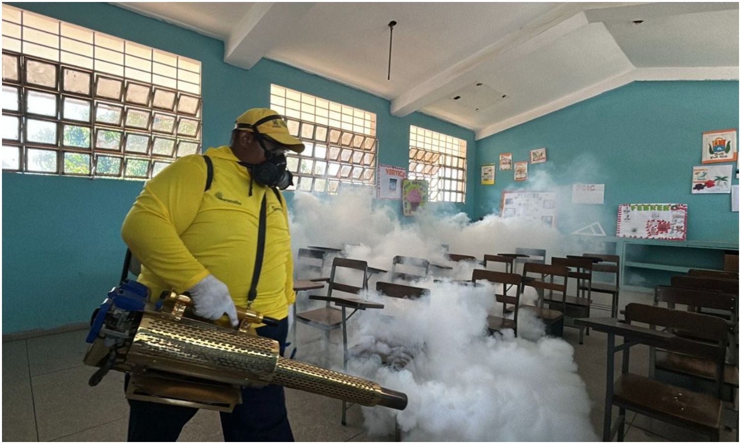 Alcaldía de Maracaibo fumiga dos centros educativos y una casa de abrigo en dos parroquias