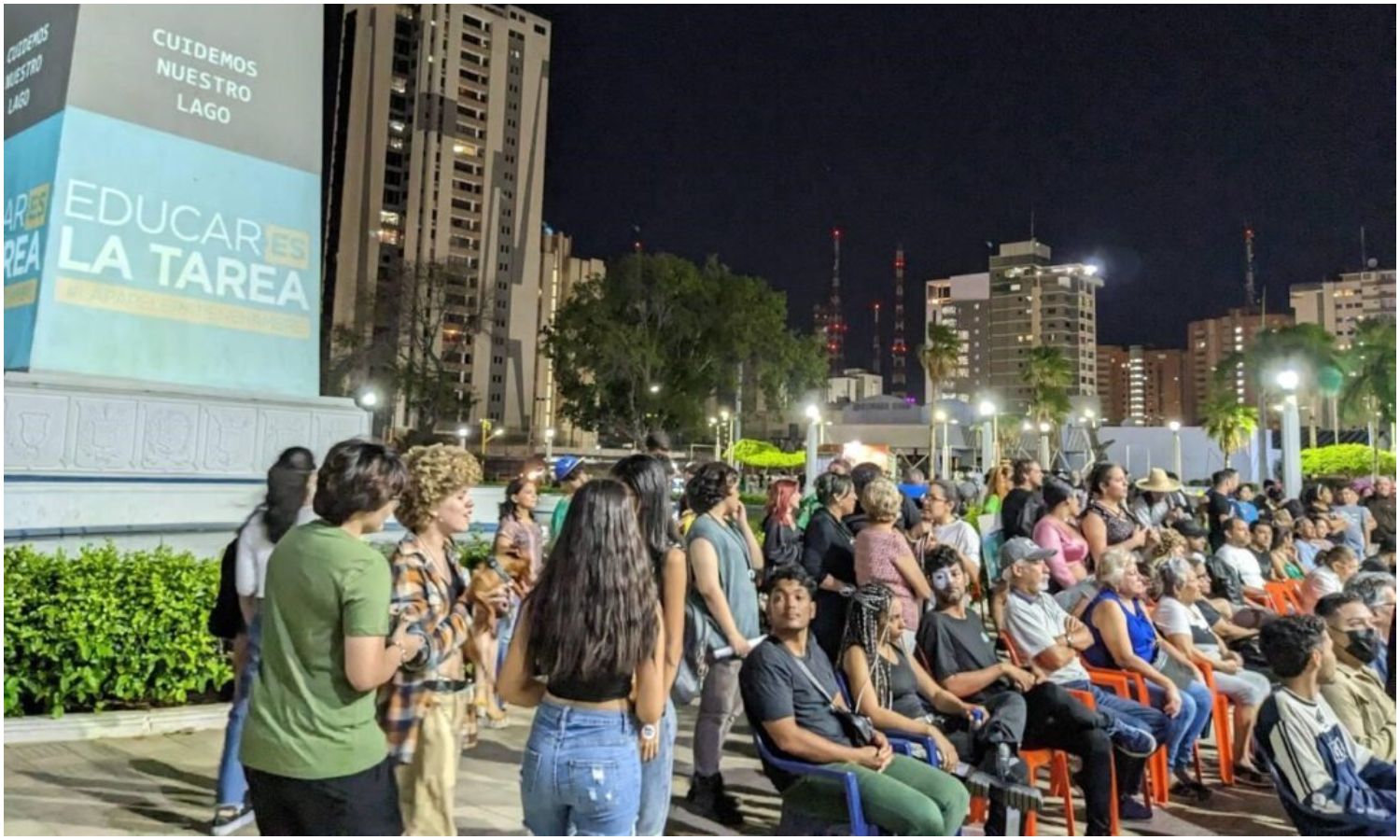 Maracaibo se une a la Hora del Planeta 2025 en la Plaza de la República