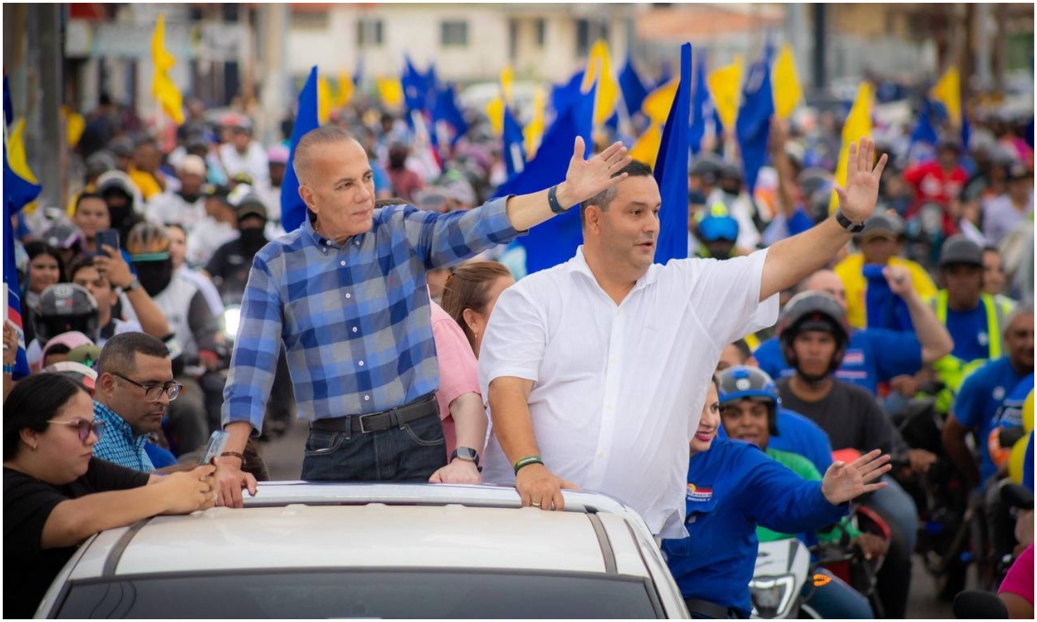 Adrián Romero cerró su campaña junto a Manuel Rosales: “Maracaibo no caerá en las manos de quienes una vez la destruyeron”