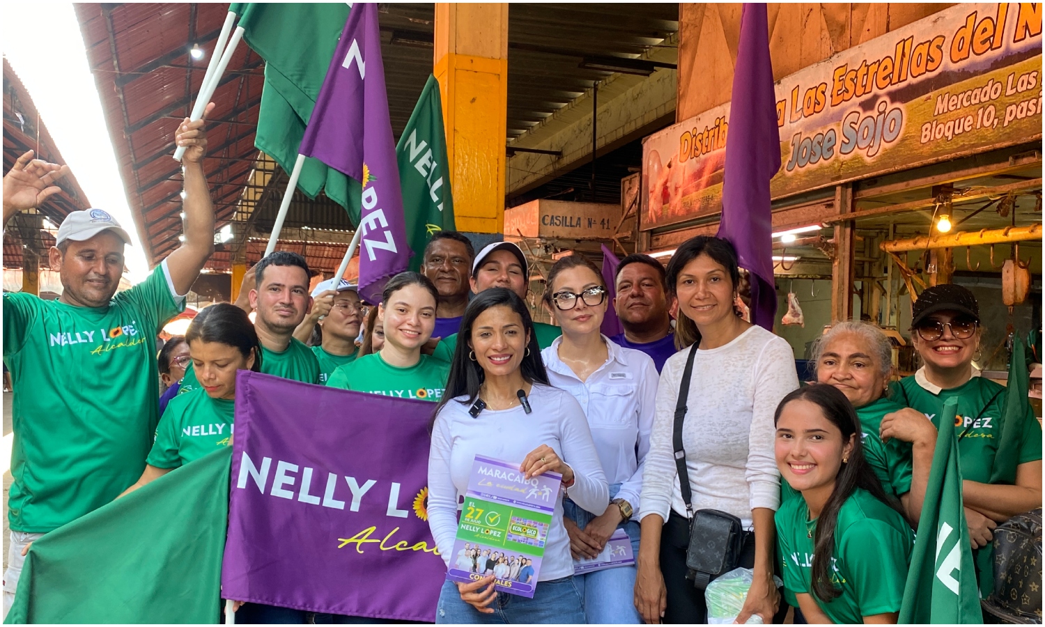 Nelly López arrancó su campaña electoral desde Las Pulgas con promesas de transformación para Maracaibo