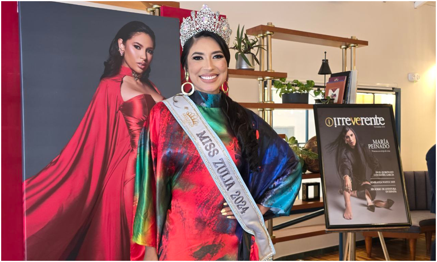María Peinado despide su reinado como Miss Zulia con el lanzamiento de su marca Ma Nai