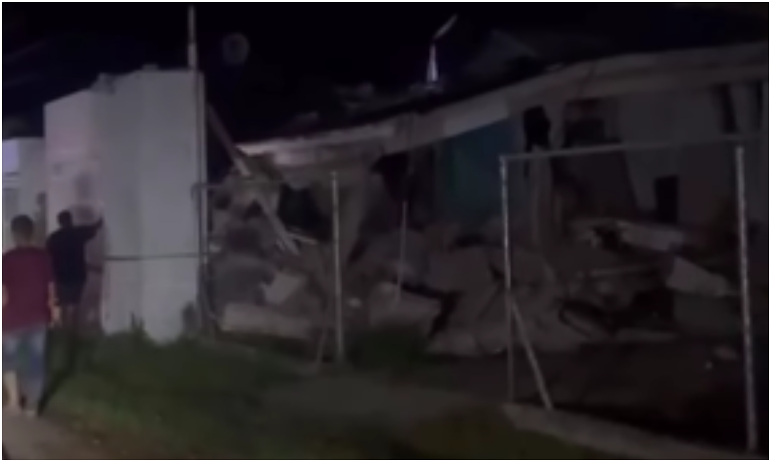 Vivienda colapsó en el municipio Baralt tras el temblor de este 24 de septiembre (+Video)