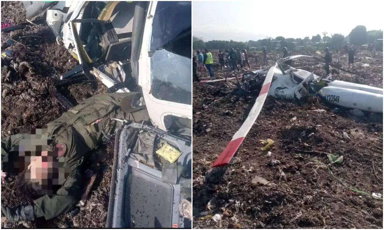 Fallecen dos militares tras estrellarse un helicóptero de la Fuerza Armada en Aragua
