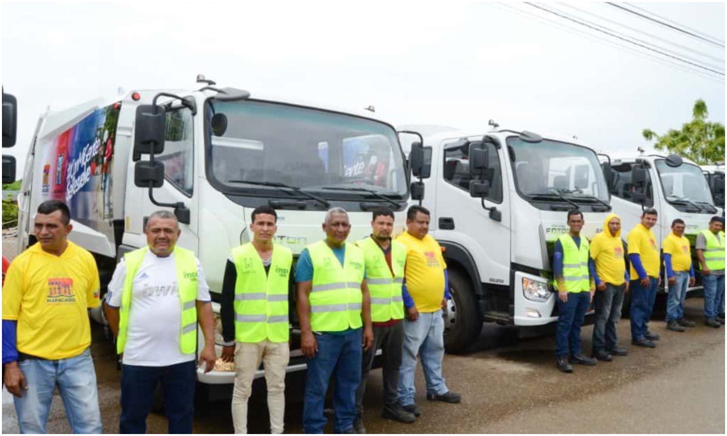 Alcaldía de Maracaibo incorpora cinco nuevos camiones compactadores para reforzar la recolección de desechos