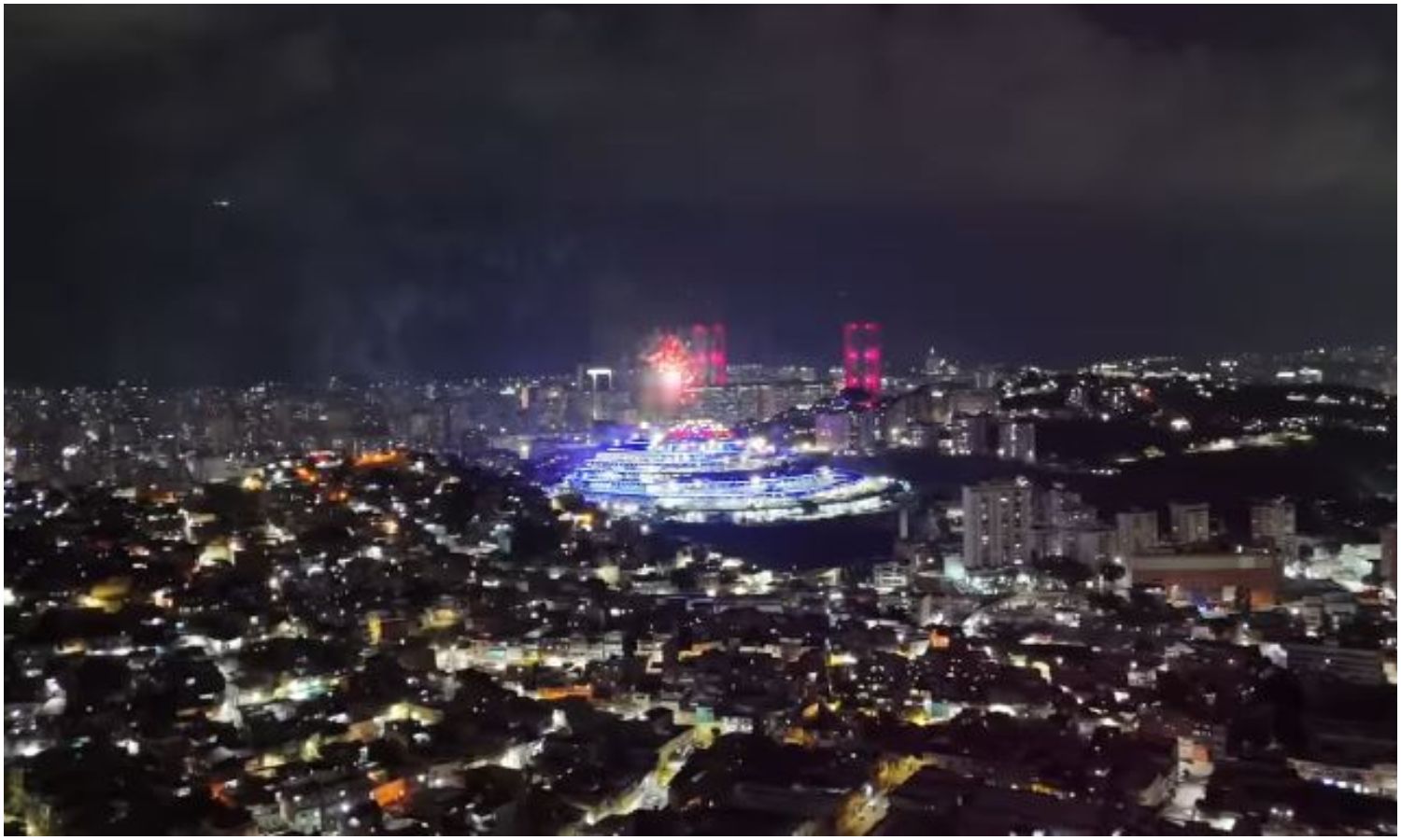 Plataforma Unitaria califica de “inhumana” celebración con fuegos artificiales en El Helicoide