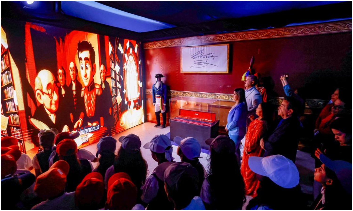Más de tres mil niños recorrerán a diario la historia del Padre de la Patria en la Expo Simón: De Niño a Libertador