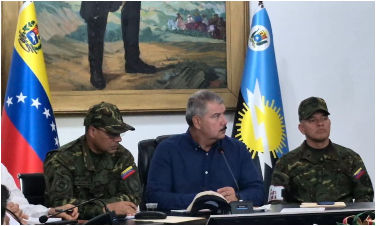 Gobernador Luis Caldera sostiene encuentro con 21 asociaciones ganaderas en el Estado Mayor de Agricultura y Producción del Zulia