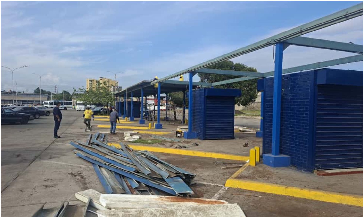 Terminal de Pasajeros de Maracaibo avanza en la remodelación integral del andén N.º 8 como parte de su plan de modernización