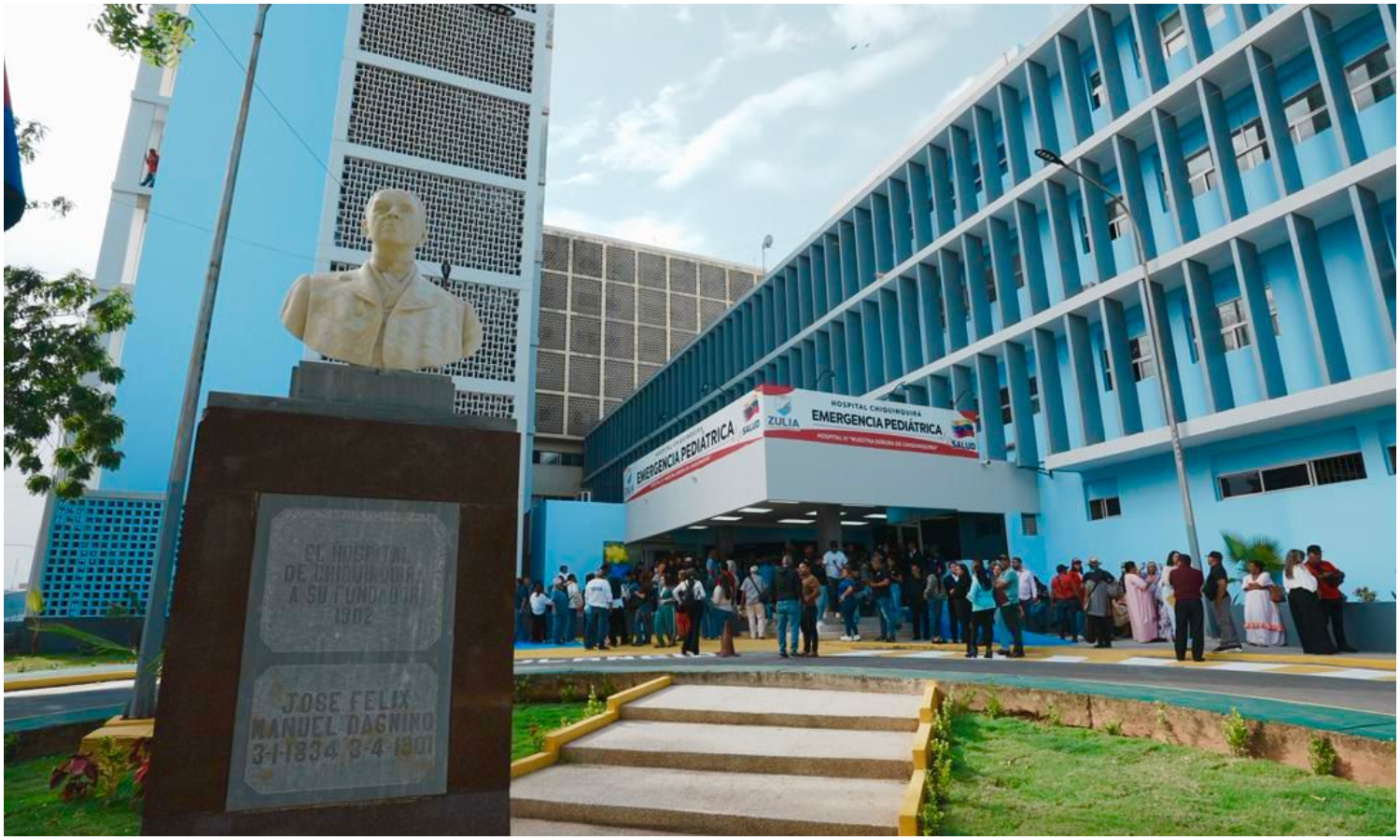 Gobernador Luis Caldera entrega áreas totalmente rehabilitadas del Hospital Chiquinquirá con el Plan Cayapa de la Salud