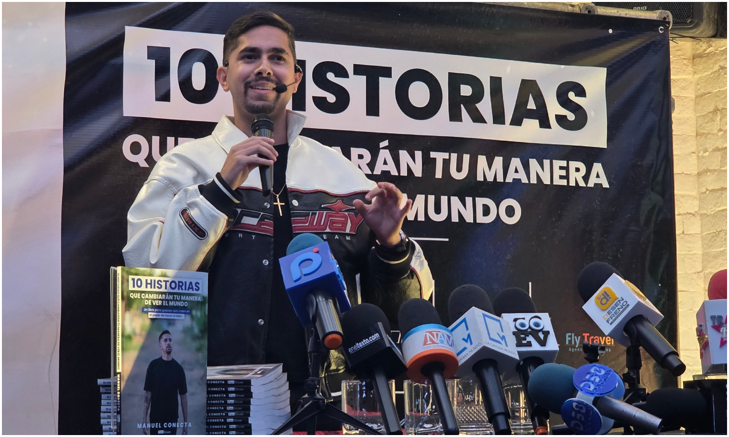 Manuel Conecta lanza su primer libro “10 historias que cambiarán tu manera de ver el mundo”