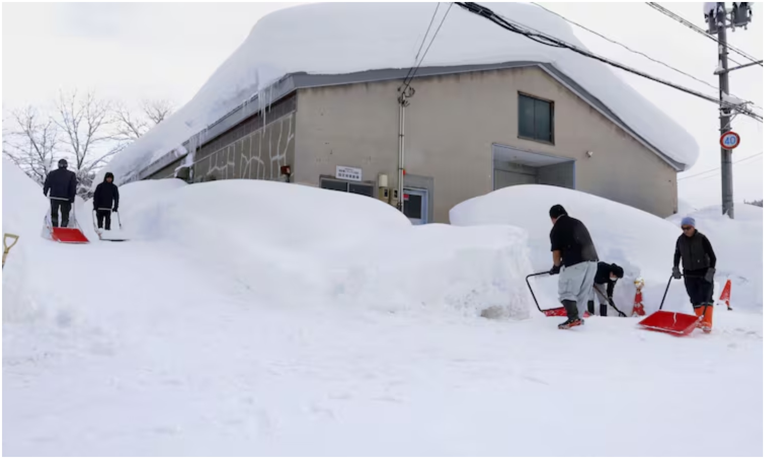Fuertes nevadas dejan 46 fallecidos y más de 500 heridos en Japón