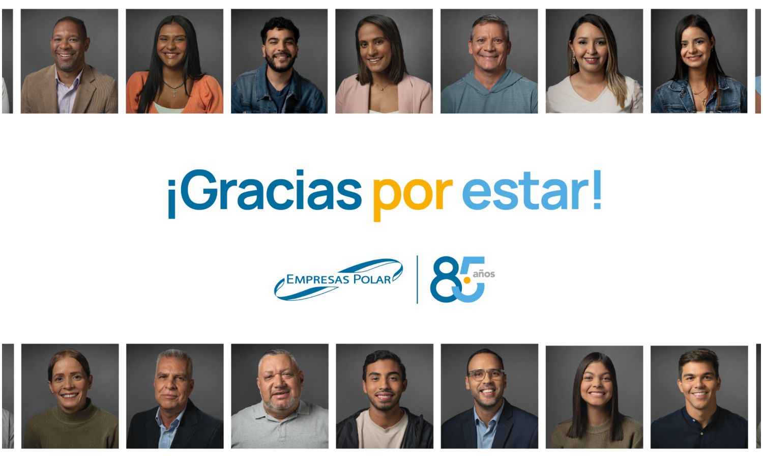 “Gracias por estar”: Empresas Polar celebra 85 años con campaña centrada en el agradecimiento a los venezolanos