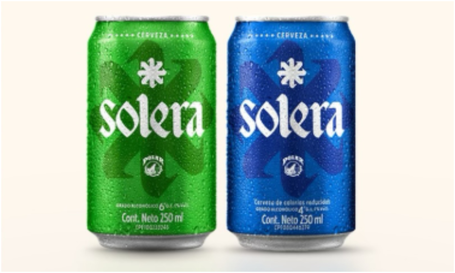 Solera renueva su imagen: la cerveza llega con nueva presentación en lata y botella