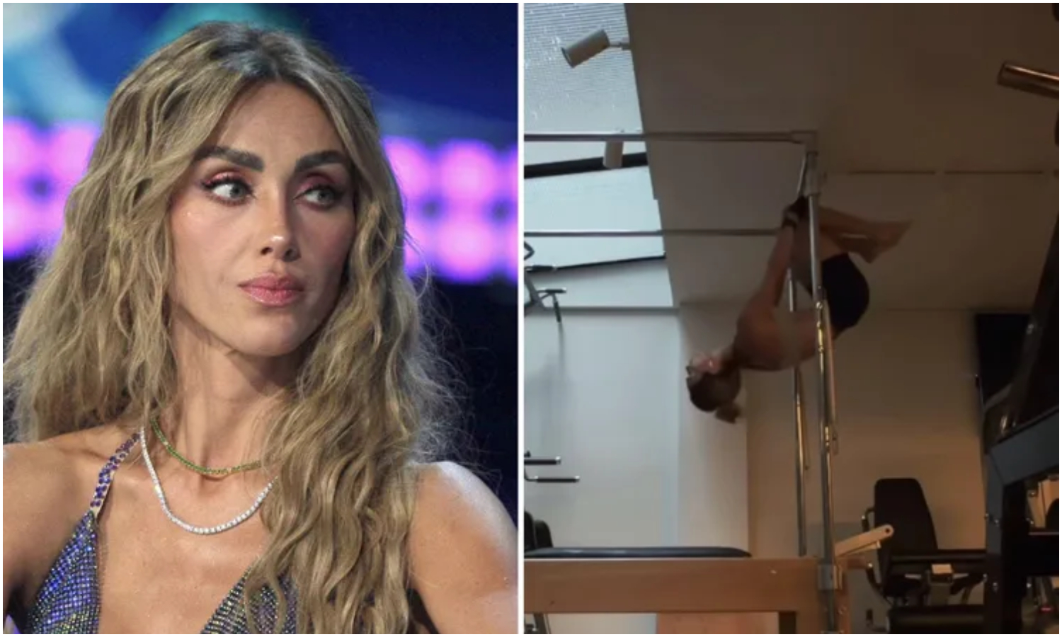 Anahí sufre una aparatosa caída mientras realizaba pilates