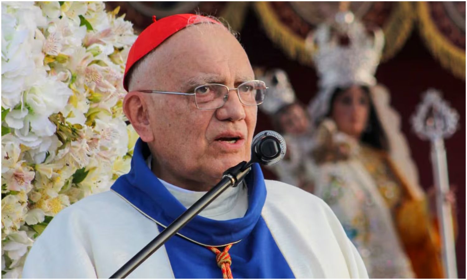 Cardenal Baltazar Porras llama a la reflexión tras muerte de Carmen Navas, madre de Víctor Hugo Quero