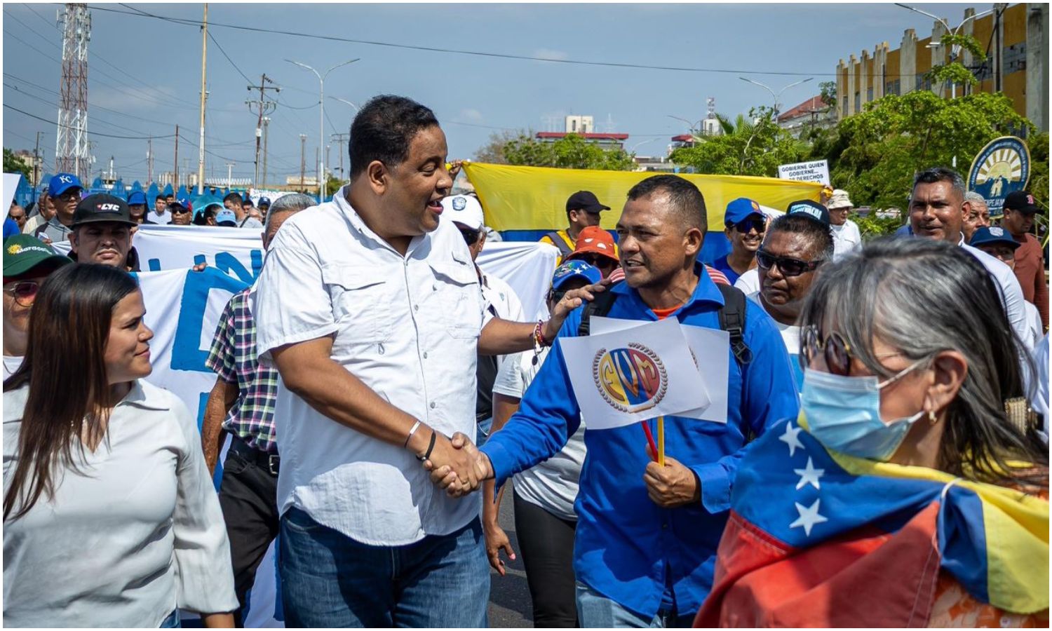 Rafael Ramírez Colina durante marcha por salarios dignos en Maracaibo: “Cuando el aumento no se explica por sí solo, no es aumento”