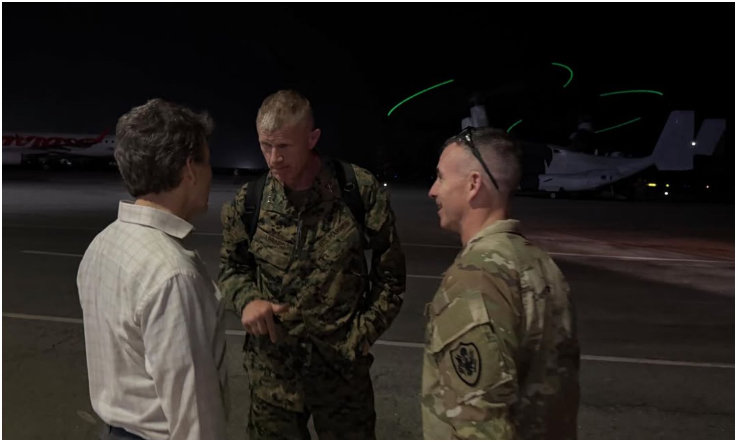 Mayor General Jarrard llega a Caracas para coordinar operativos de rescate de Estados Unidos tras los terremotos