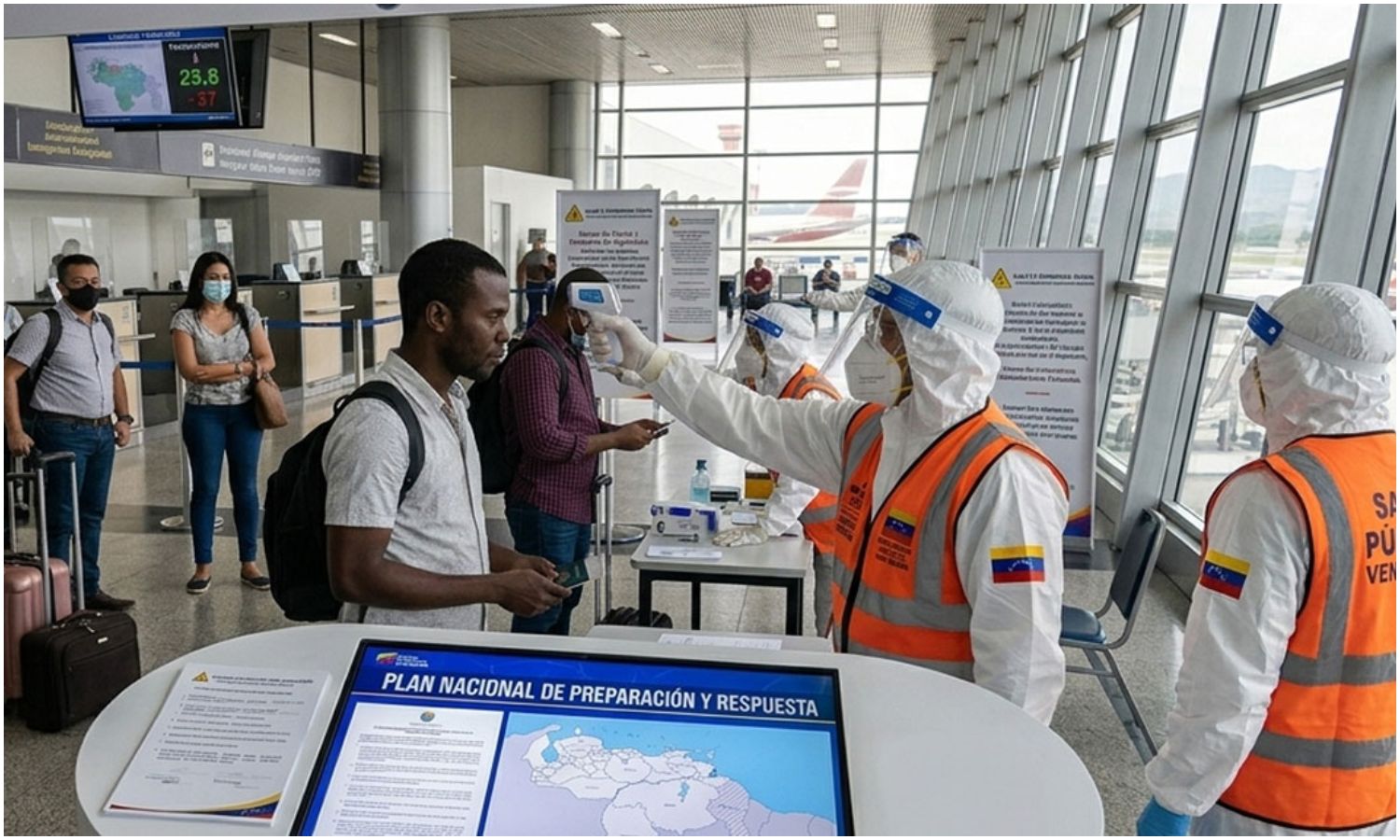 Venezuela activará controles sanitarios para viajeros procedentes de zonas con brotes de ébola