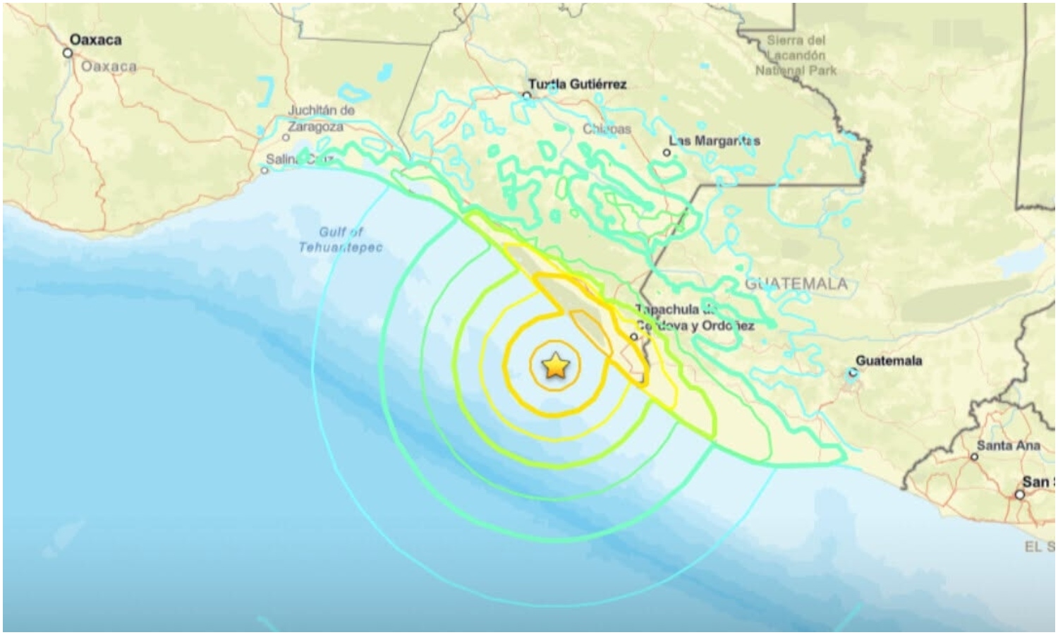 Activan alerta de tsunami en el sur de México y Guatemala tras terremoto de magnitud 7,4