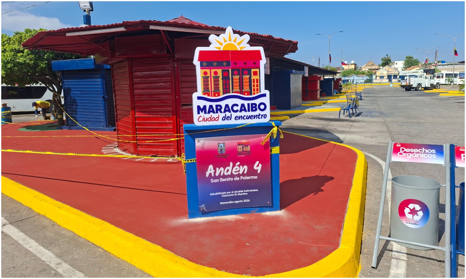 Terminal de Maracaibo rehabilita dos nuevos andenes para fortalecer la atención a los viajeros