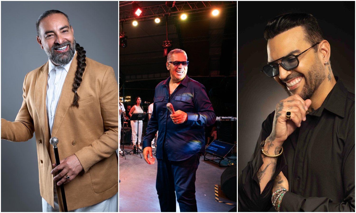 Alain Pérez, Tito Nieves y Luis Fernando Borjas unirán sus voces en concierto en Maracaibo