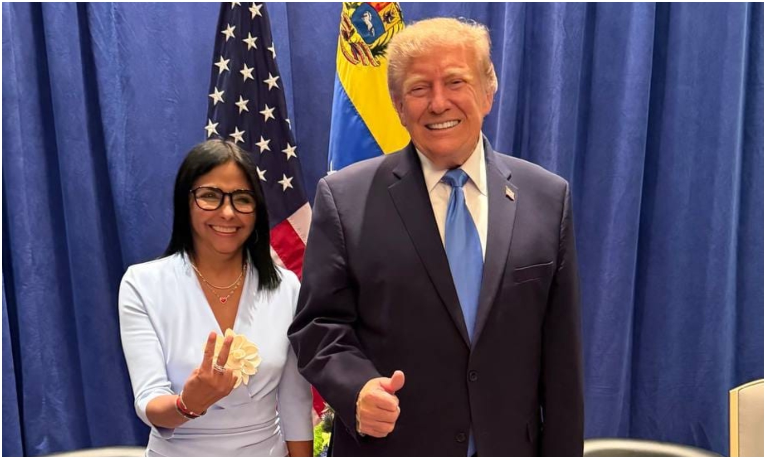 Delcy Rodríguez califica de histórica su reunión con Donald Trump y destaca cooperación en energía, minería y seguridad
