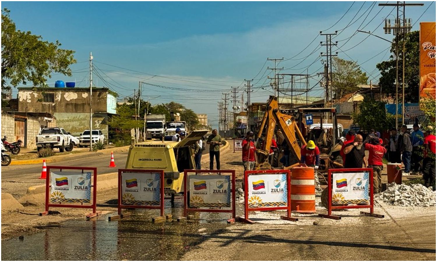 Vicepresidencia de Obras Públicas y la Gobernación inician la rehabilitación integral del corredor vial Los Haticos