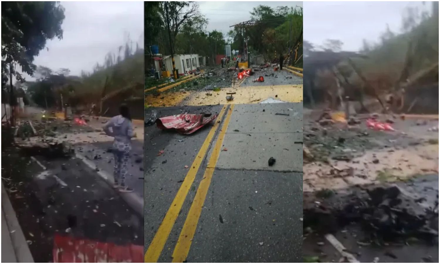 Explosión de carro bomba deja tres heridos en Colombia y obliga a cerrar la vía Panamericana