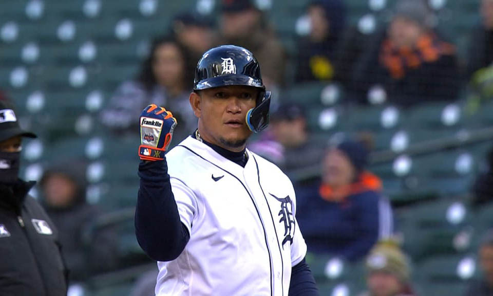 Miguel Cabrera hits