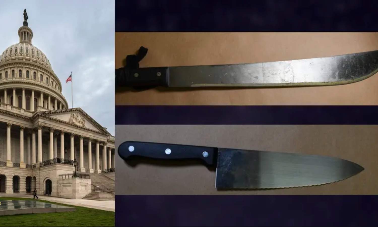 Detenido inmigrante venezolano con un “machete y cuchillo” en el Capitolio de Estados Unidos: será deportado