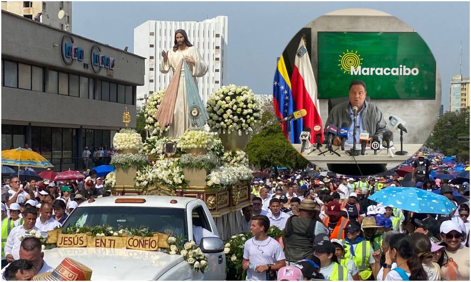 Caminata de Jesús de la Misericordia no registró incidentes fatales en Maracaibo