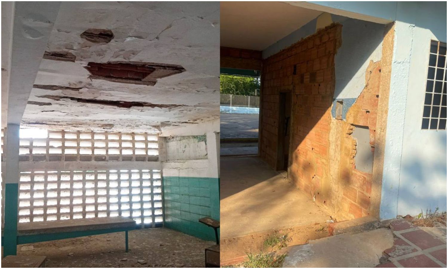 Escuelas Ángel Álvarez Domínguez y Delia Huerta en Maracaibo están “a punto de derrumbarse” tras falta de mantenimiento en sus infraestructuras
