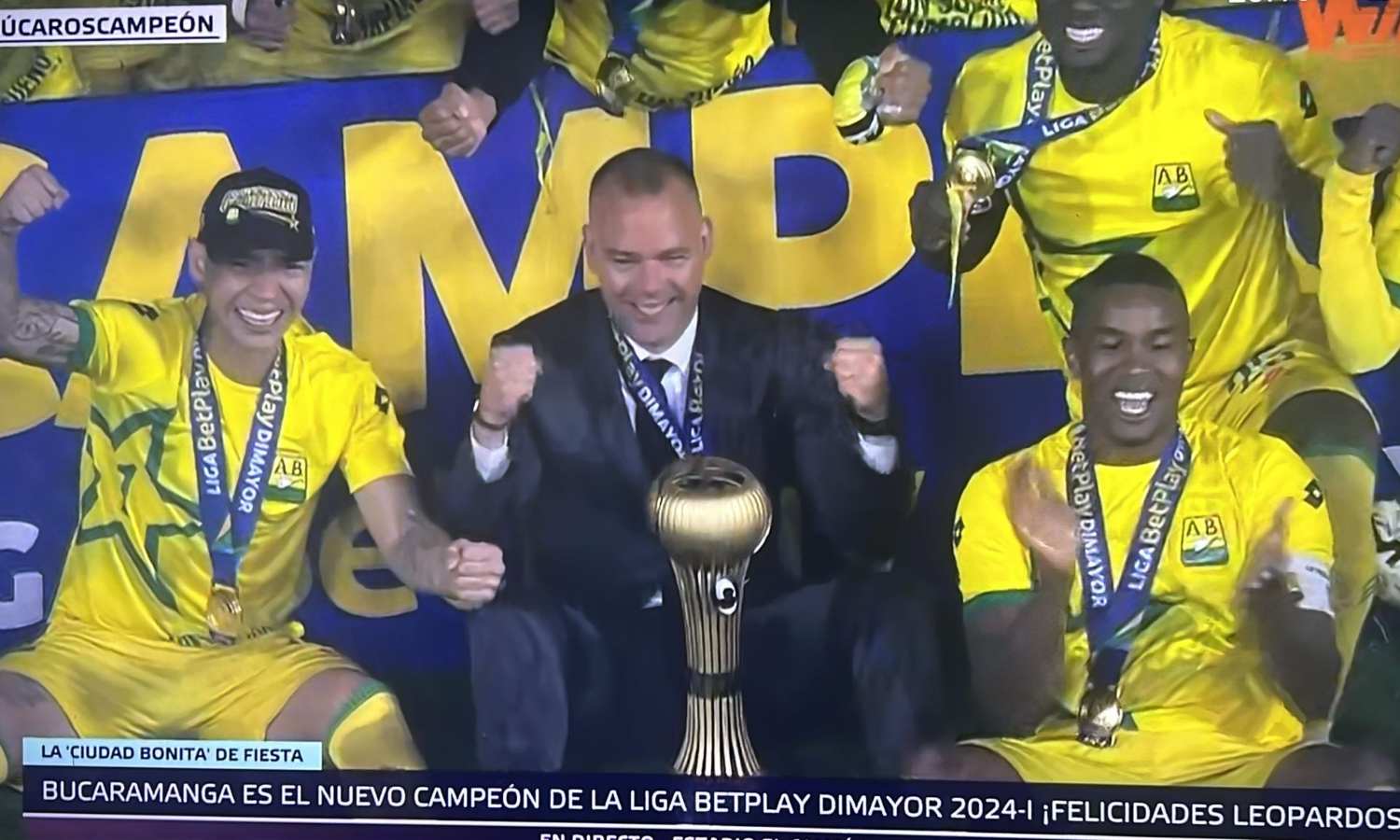 Rafael Dudamel logra primer campeonato del Atlético Bucaramanga en la Liga Colombiana de Fútbol